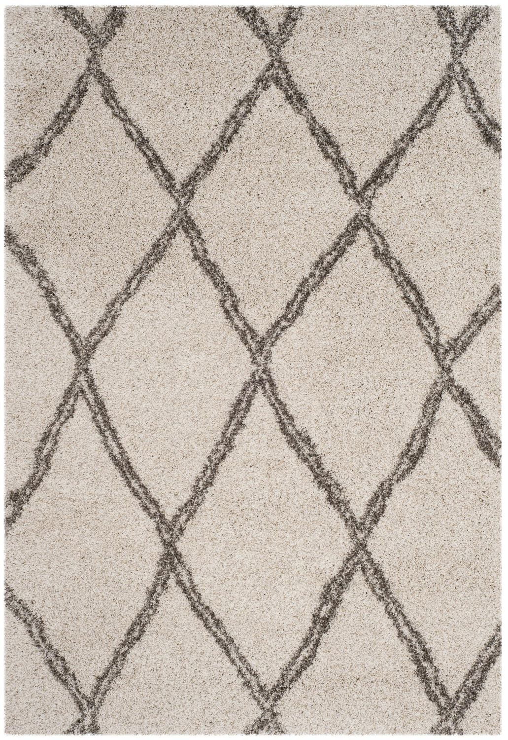 SAFAVIEH Hudson Adella Geometric Diamonds Shag Area Rug