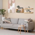 thumbnail image 2 of Sorbus Floating Shelves for Wall Set of 3 - Bathroom Shelves for Wall Storage, Over Toilet, Bedroom, Farmhouse, Wall Decor - 2 Floating Shelves with Invisible Brackets & 1 Rectangular Box, 2 of 7