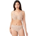 thumbnail image 2 of Wacoal Women's Halo Lace Full Coverage Underwire Bra, Toast, 40D, 2 of 4