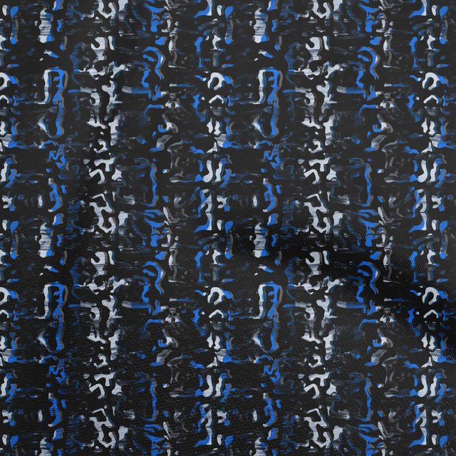 oneOone Georgette Viscose Blue Fabric Abstracts Fabric For Sewing Printed Craft Fabric By The Yard 42 Inch Wide