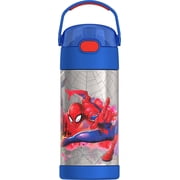 Thermos Kids Vacuum Insulated Funtainer Water Bottle with Flip Up Straw, 355ml, Spiderman