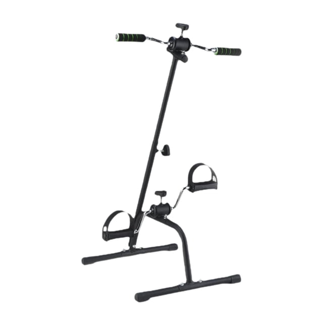 Siruishop Bike Pedal Exerciser Adjustable Black Hand Arm Leg and Knee Exercise Peddler