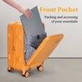 thumbnail image 2 of Joyway - 4 Ensembles de Bagages Valise Rigide en PC à Roulettes Pivotantes - (Valise Extensible 20 Pouces24 Pouces) Valise Enregistrée 28 Po, 2 of 8