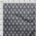 thumbnail image 2 of oneOone Cotton Flex Fabric Leaves & Floral Block Print Fabric BTY 40 Inch Wide, 2 of 4