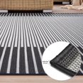 thumbnail image 2 of Tapis d'Intérieur-Extérieur Rayures Grises Eden de 7 pi 6 po x 9 pi 6 po, 2 of 6
