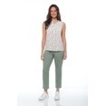 thumbnail image 2 of JAX Women's Printed Sleeveless Textured Top, 2 of 5