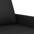 thumbnail image 3 of vidaXL 2 Piece Sofa Set with Cushions Black Velvet, 3 of 4