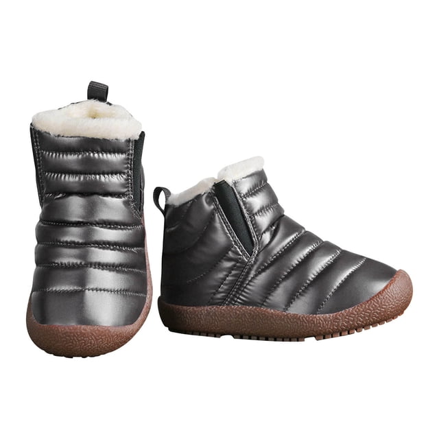 Cameland Semelle en Caoutchouc Neige Enfants Chaussures en Coton Bottes de Randonnée en Molleton Extérieur