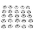 thumbnail image 2 of Flange Nut, Practical Hardware Rust-proof Stainless Steel High Reliability  For Greenhouse Supplies Accessories M6, 2 of 8