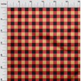 thumbnail image 2 of oneOone Polyester Lycra Fabric Gingham Check Printed Craft Fabric BTY 56 Inch Wide, 2 of 4