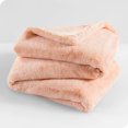 thumbnail image 4 of Bare Home Faux Fur Blanket - 60" x 80" - Ultra Soft Fleece - Oversized, Blush, 4 of 5