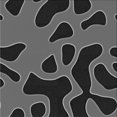 thumbnail image 1 of Ahgly Company Tapis d'Intérieur Lavable à la Machine, Carré, Transitionnel, Charbon Noir, Tapis de Zone, 8 Pieds Carré, 1 of 7