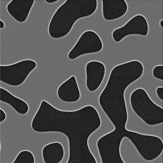 Ahgly Company Tapis d'Intérieur Lavable à la Machine, Carré, Transitionnel, Charbon Noir, Tapis de Zone, 8 Pieds Carré
