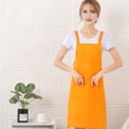 thumbnail image 4 of EGNMCR H Back Style Apron With Pocket For Women Men Adjustable Large Size Comfortable Kitchen Home Cooking Cooking Apron, 4 of 5