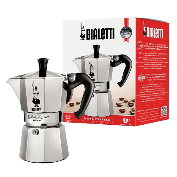 Bialetti - Moka Express Moka Pot 6 Cups, Iconic Espresso Maker