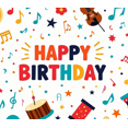 thumbnail image 4 of Colorful Balloons Birthday Banner Festive Party Supplies Happy Birthday Decorations Photography Props Backdrop Background Celebration Decor, 4 of 4