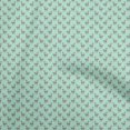 thumbnail image 1 of oneOone Velvet Light Mint Green Fabric Animal Fabric For Sewing Printed Craft Fabric By The Yard 58 Inch Wide, 1 of 5