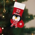 thumbnail image 4 of A 20 Inch Christmas Stocking With Snowflake Design For Holiday Decor Gift Storage Festive Home Decoration Christmas Party Essential 0.24 Lb, 4 of 7