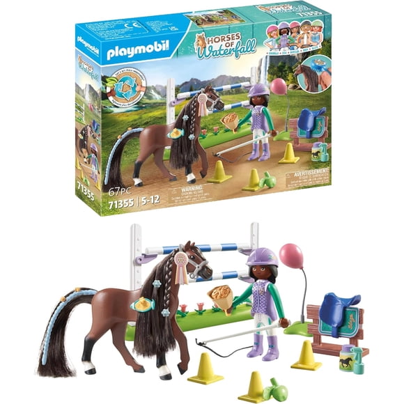 PLAYMOBIL Zoe & Blaze avec parcours d'obstacles