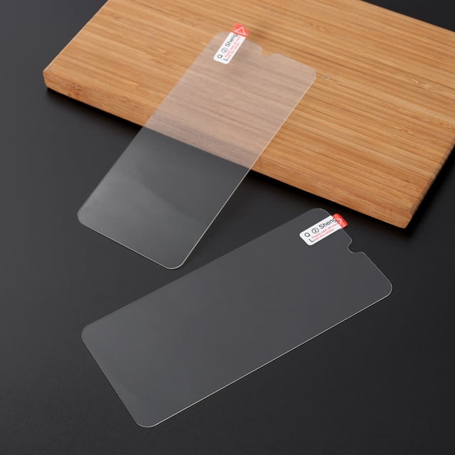 UPGRATOR 2Pack Tempered Glass Screen Protector Transparent Rectangle Full Coverage Mobile Phone Protective Film