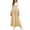 Beige, variant on Ltctricy Overall Dress for Women Adjustable Strap Sleeveless Pleated Casual Bib Jumper Dress Summer Maxi Dress with Pockets
