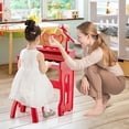 thumbnail image 2 of Gymax Clavier de Piano Musical à 37 Touches Jouet d'Apprentissage pour Enfants avec Microphone Rouge, 2 of 10