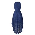thumbnail image 4 of Ketyyh-chn99 Robes Formelles pour Femmes Robe de Mariée Femmes Élégante à Manches Évasées Soirée Fête Robe Formelle Grande Taille Bleu,m, 4 of 5