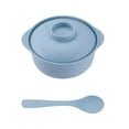 thumbnail image 2 of Vacemry Straw Soup Bowl With Lid And Spoon Microwave Safe, Mini Rice Bowl With Handles ForKidsKitchen Dining Home Daily Use, Durable Plastic Cute Little One Cereal Dish, 2 of 6