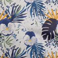 thumbnail image 1 of oneOone Viscose Chiffon Blue Fabric Tropical Sewing Craft Projects Fabric Prints By Yard 42 Inch Wide, 1 of 5