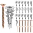 thumbnail image 4 of 20 Sets Self-drilling Drywall Anchor And Screws Set Hollow Wall Anchors With Screws, 4 of 8