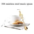 thumbnail image 2 of LSLJS Music Stainless Steel Spoon Dessert Spoon Teaspoon Music Bar Spoon, Stainless Steel Spoon, 2 of 6