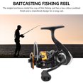 thumbnail image 3 of Spincasting Fishing Reel, Oxidised Finish Solid Brake System High Speed Ratio Chamfered Design Long Cast Nylon and Metal Fishing Reel  for Fishing Rods AE4000,AE5000,AE6000,AE7000, 3 of 8