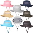 thumbnail image 3 of yeacher Quick-Dry UV Protection Fishing Hat - Dark Gray, Lightweight Nylon, Adjustable Brim, Multiple Colors Available, 3 of 6