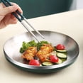 thumbnail image 2 of Sentmoon Fruit Basket for Kitchen Small Fruit Basket Stainless Steel Plates Chopsticks Spoons Tableware Portable Household Fruit Plates Multiple Colors Protected From Scalding Hands, 2 of 7