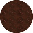 thumbnail image 1 of Ahgly Company Machine Washable Indoor Square Transitional Red Brown Area Rugs, 3' Square, 1 of 7