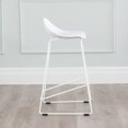 thumbnail image 1 of Tabouret de Comptoir Escape à Base Moderne en Plastique et Métal de Qualité Contractuelle (Ensemble de 2), 1 of 4