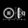 thumbnail image 2 of For 4" Inch Round Angel Eye Fog Lights Driving Lamps Kit Universal, 2 of 6