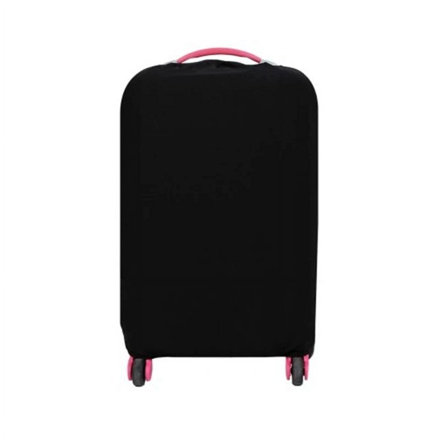 Fabric Suitcase Protector Baggage Dust Case Cover Suitable for18-32 Inch Travel Organizer black S(18-20inch)
