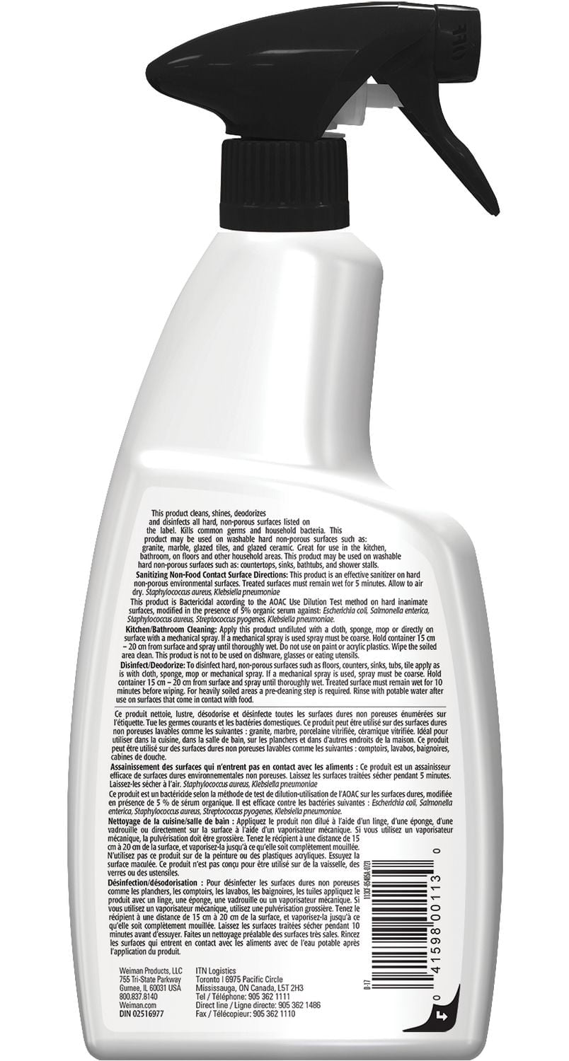 Weiman Granite and Stone Disinfecting Countertop Cleaner