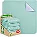 thumbnail image 3 of GREEN LIFESTYLEÂ® Alèses Lavables - Alèses Réutilisables à Forte Absorption pour l'Énurésie et l'Incontinence pour Enfants, Adultes, Aînés et Animaux de Compagnie - Protège-Matelas pour Tout-Petits pour Lit, Sofa, Plancher (Lot de 4 - 34x36), 3 of 4