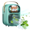 thumbnail image 1 of Dvkptbk Air Conditioner Desktop Aired Cooler Water Ice Fan Night Light Water Humidifier Spray Fan Home Essentials, 1 of 9