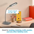 thumbnail image 2 of OttLite LED Soft Touch Desk Lamp - 3 Brightness S, 2 of 6