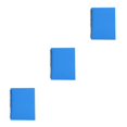 thumbnail image 3 of mmirethe A4 Music Folder Elegant Secures Musical Notes Lightweight And Portable blue 3Set, 3 of 6