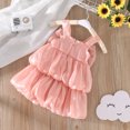 thumbnail image 2 of B91xZ Robe Midi Sans Manches pour Filles Robe Imprimée en Coton Tunique Décontractée Vêtements de Jeu Chemise Basique Robes de Fête, Rose 3-4 Ans, 2 of 5