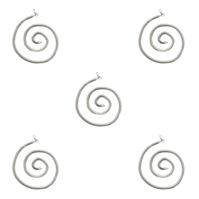 Thinsony Silver Versatile Silver Chain Necklace Stylish And Unique Accessory Statement With Style Metal silver 50cm 5Set