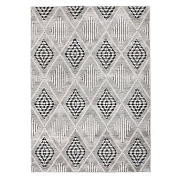Mirage Marko Cream & Grey 5' x 7' Area Rug