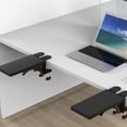 thumbnail image 1 of Langgg Wood Computer Arm Rest for Desk Folding Computer Desk Extender for Desk Black, 1 of 9