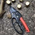 thumbnail image 5 of 8" Heavy-Duty Ratchet Anvil Pruning Shears, Reinforced Handle, Garden Clippers, Hand Pruner Scissors Red, 5 of 5