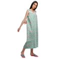 thumbnail image 2 of Moomaya Womens Lace Border Sleepwear For Ladies Button Placket Nightdress, 2 of 5