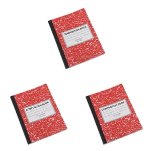 AKEGAMN Liquidation! Livre de notes de composition à large règle Cahier de notes à large règlement PaperSewn Reliure Couverture Couleurs assorties Feela Large règlemented Composition Notebooks serait parfait